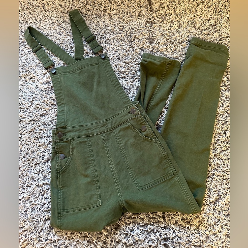 Brandy Melville Khaki Green Overalls